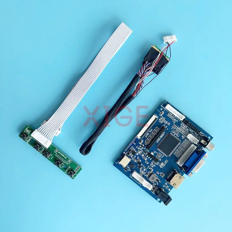 Плата драйвера контроллера Fit B140XW01 B140XW04, совместимая с HDMI, ЖК-монитор для ноутбука, 40-контактный LVDS 1366*768 14 ", комплект модификации 2AV VGA
Плата драйвера контроллера Fit B140XW01 B140XW04, совместимая с HDMI, ЖК-монитор для ноутбука, 40-контактный LVDS 1366*768 14 ", комплект модификации 2AV VGA