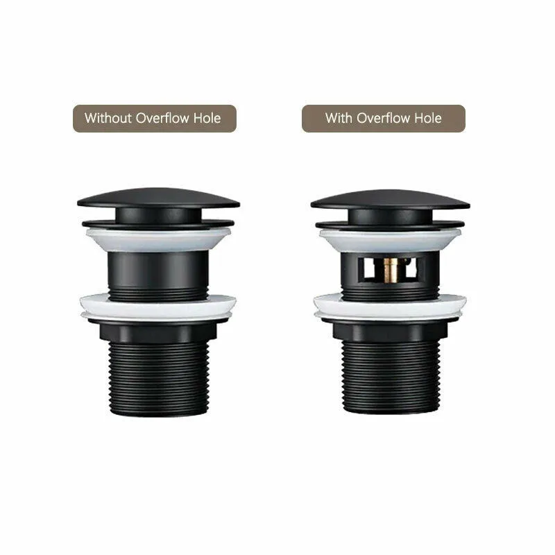 Bathroom Bath Plug Black-Pop Up Sink Basin Waste Slotted Unslotted Click Clack Overflow Bathroom Basin Sink Drain Plugs
Bathroom Bath Plug Black-Pop Up Sink Basin Waste Slotted Unslotted Click Clack Overflow Bathroom Basin Sink Drain Plugs