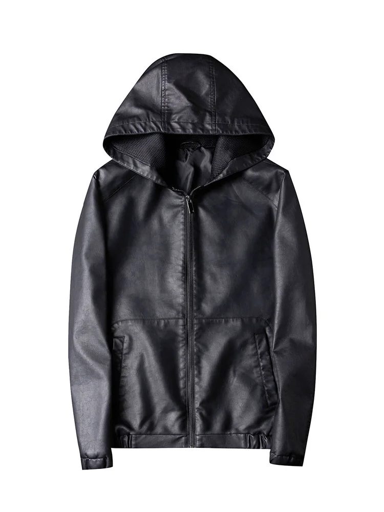 Autumn Winter 2023 New Men Hooded Leather Coat Simple PU Jacket Trendy Casual Fashion Personality Faux Fur Clothes 21Q2544
Autumn Winter 2023 New Men Hooded Leather Coat Simple PU Jacket Trendy Casual Fashion Personality Faux Fur Clothes 21Q2544