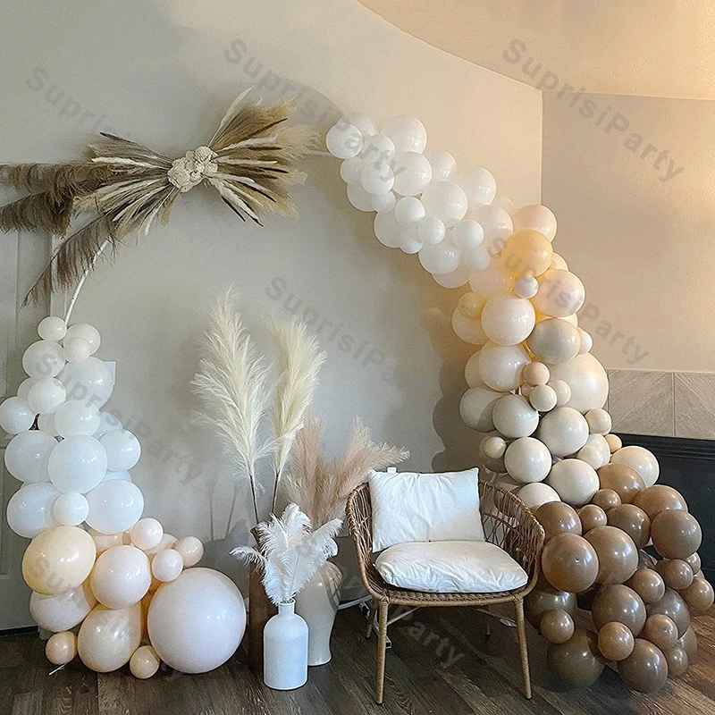 113pcs Blush Nude Boho Balloons Garland Wedding Decoration Doubled Apricot Coffee Balloon Birthday Party Valentine's Day Decor
113pcs Blush Nude Boho Balloons Garland Wedding Decoration Doubled Apricot Coffee Balloon Birthday Party Valentine's Day Decor