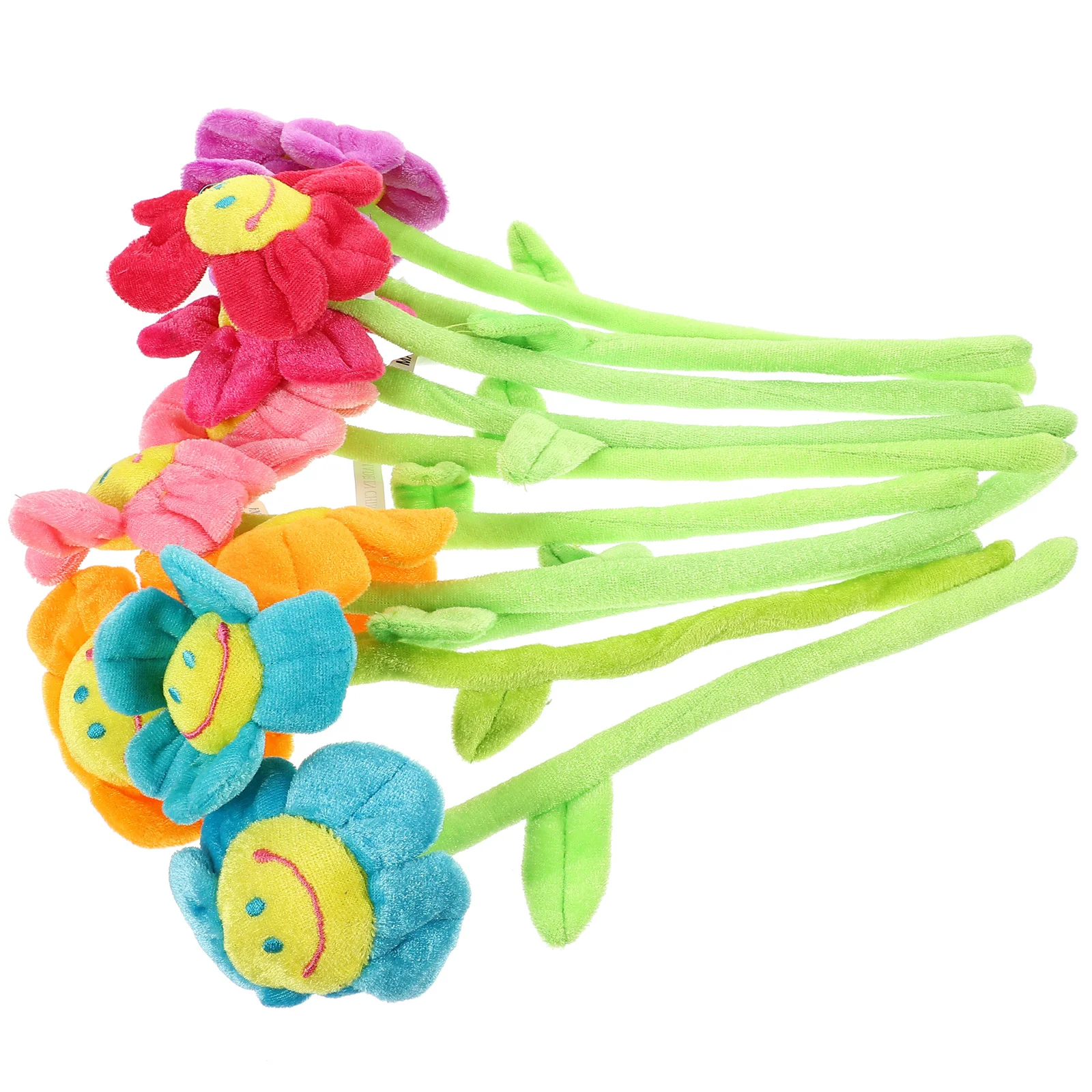 Plush Flowers , 32cm Long Bendable Stems Assorted Colors Happy Smiles Sunflowers Gift for Boys and grils
Plush Flowers , 32cm Long Bendable Stems Assorted Colors Happy Smiles Sunflowers Gift for Boys and grils