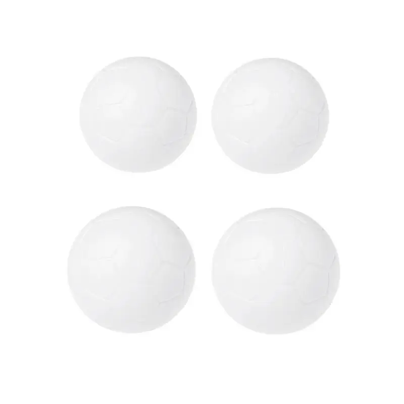 

2 Pcs Table Soccer Footballs Replacements Mini White Soccer Balls Resin Football Indoor Official Tabletop Game Ball