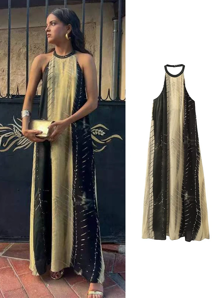 TRAF Print Long Dresses For Women Off Shoulder Dress Woman Print Summer Backless Maxi Dresses Sexy Evening Prom Dresses
TRAF Print Long Dresses For Women Off Shoulder Dress Woman Print Summer Backless Maxi Dresses Sexy Evening Prom Dresses