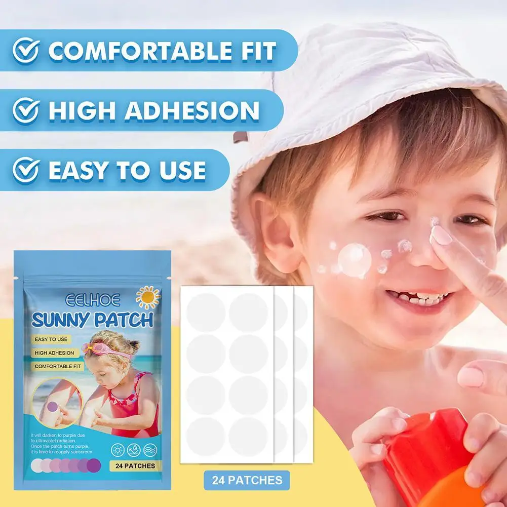 

Солнцезащитный патч для детей и взрослых, водонепроницаемые дышащие УФ-наклейки на лицо, для пикника, походов, пляжа
