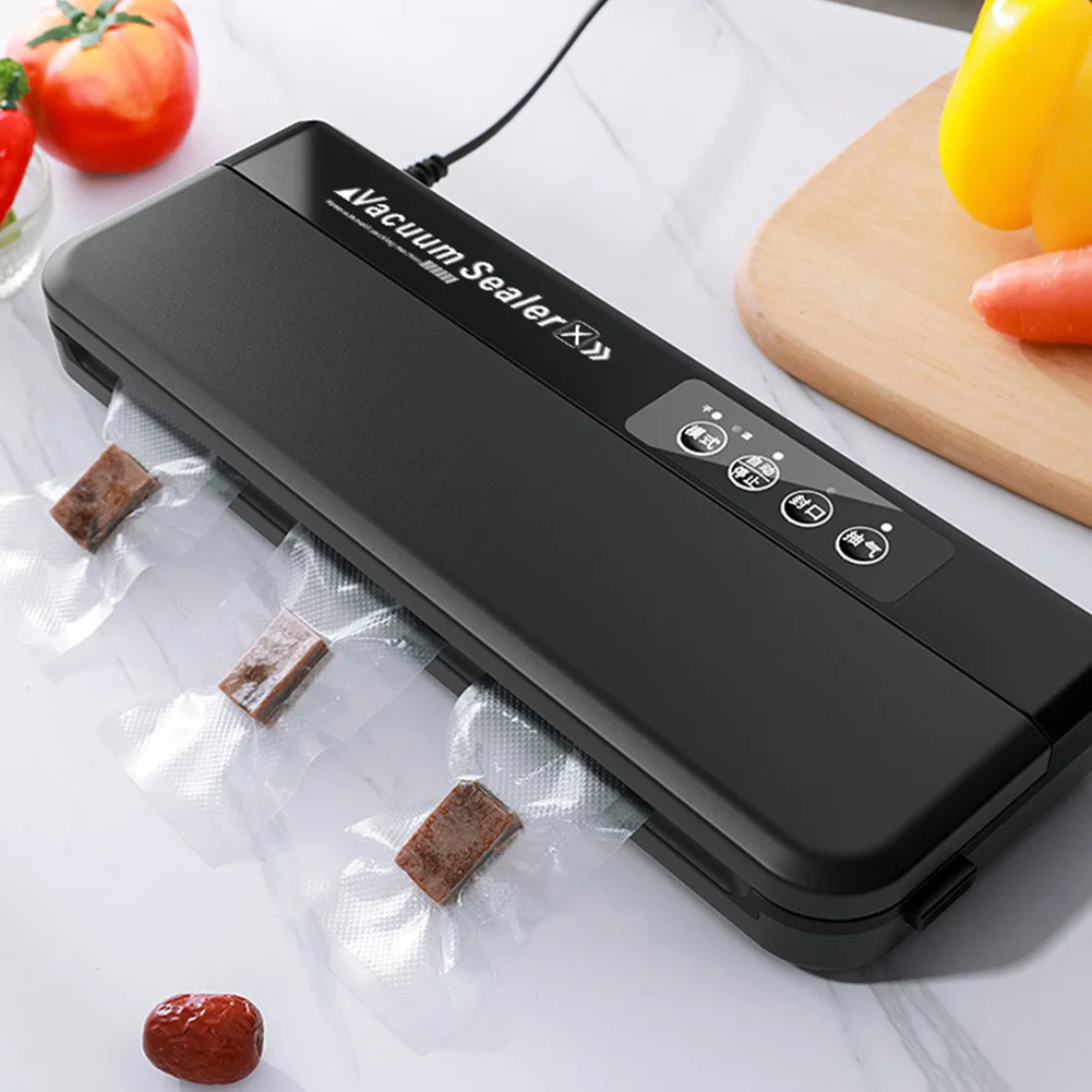 Vacuum Sealer Machine Dry & Moist Food Modes 60KPA Automatic Food Bags Sealer Film Packer With 10Pcs Food Vacuum Bags
Vacuum Sealer Machine Dry & Moist Food Modes 60KPA Automatic Food Bags Sealer Film Packer With 10Pcs Food Vacuum Bags