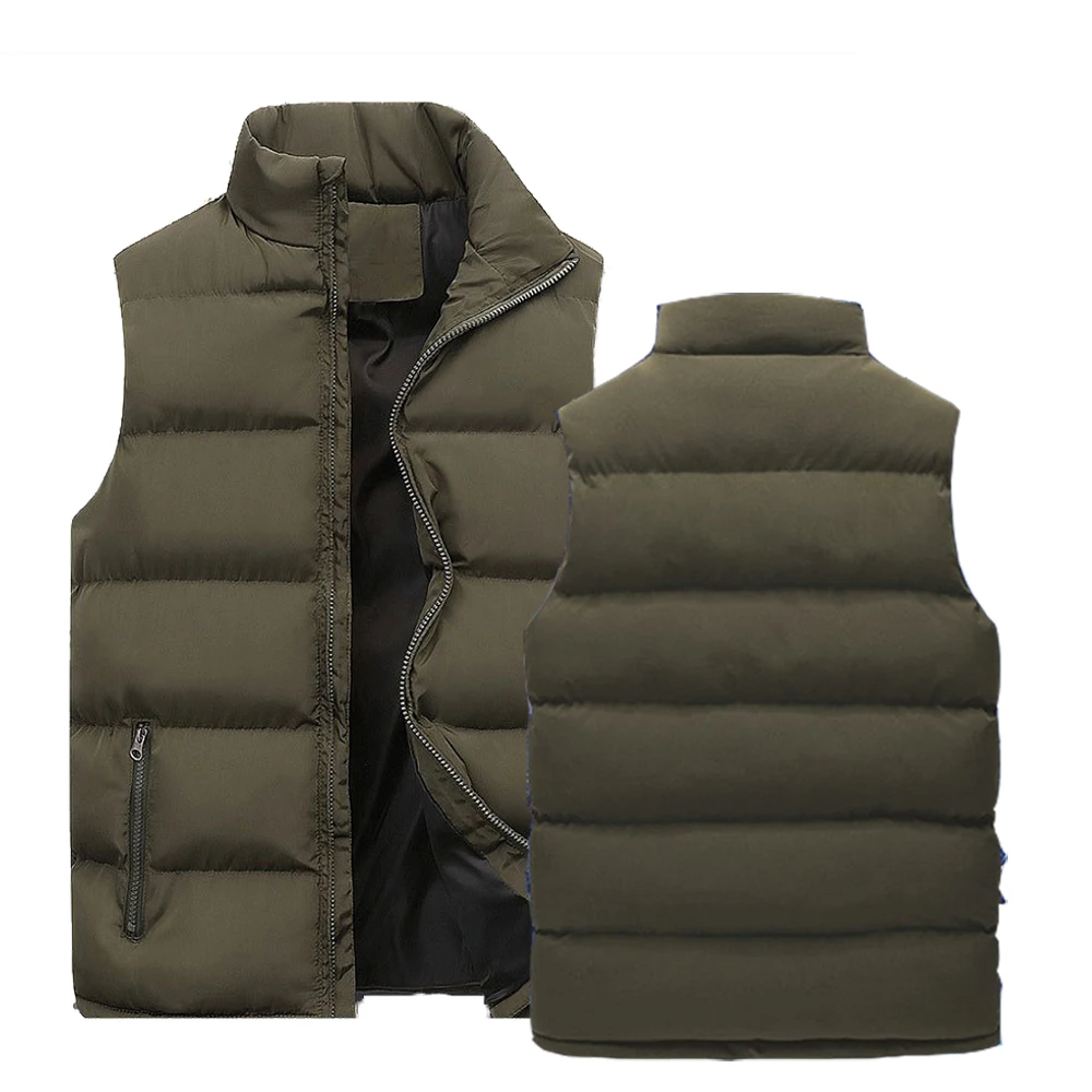 Men' Vest Jackets Warm Sleeveless Jackets Male Cotton Padded Vest Coats Men Stand Collar Casual Waistcoats Clothing
Men' Vest Jackets Warm Sleeveless Jackets Male Cotton Padded Vest Coats Men Stand Collar Casual Waistcoats Clothing