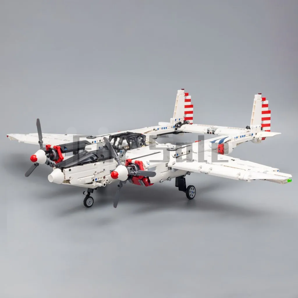 MOC-36127 Lockheed Martin P-38 White Lightnin by Rudivdk Building Block Model Spliced Electric Toy Puzzle Kids Gift
MOC-36127 Lockheed Martin P-38 White Lightnin by Rudivdk Building Block Model Spliced Electric Toy Puzzle Kids Gift