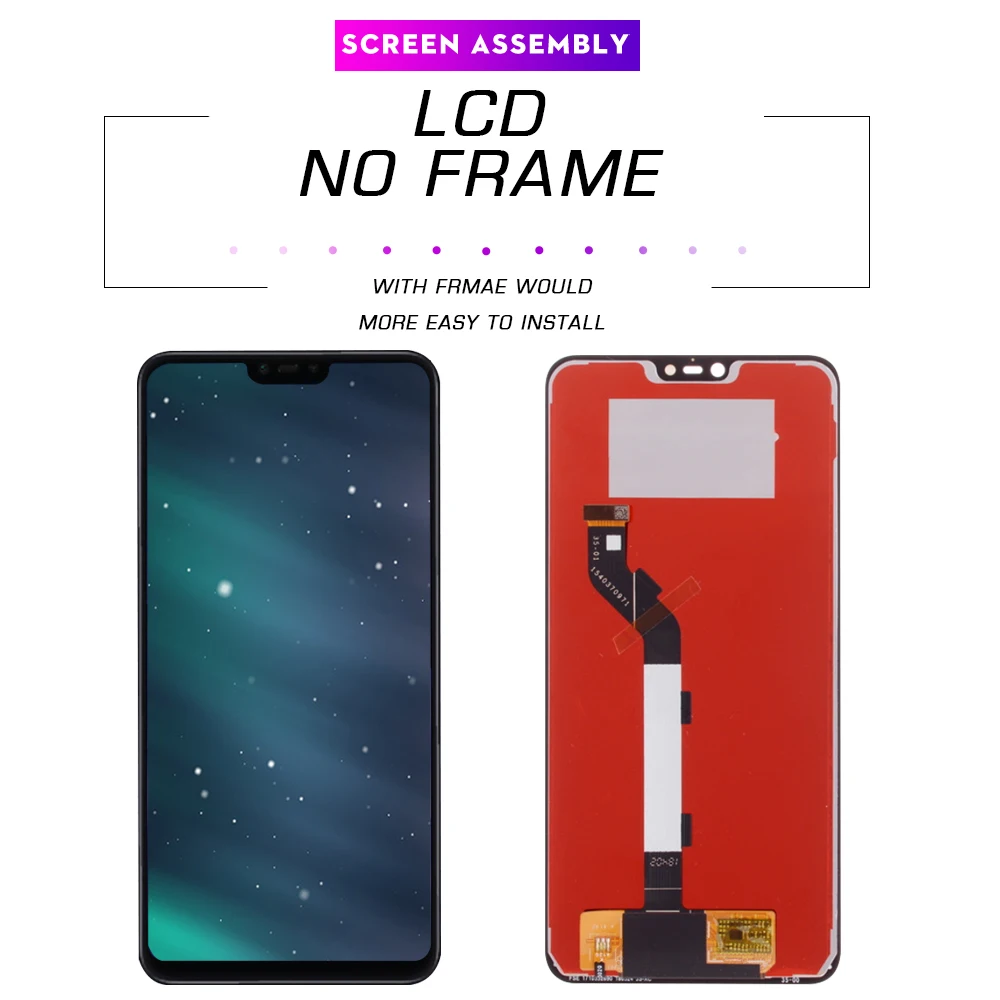 LCD for Xiaomi 6.26 Inch Mi 8 Lite Display Touch Screen Replacement for Mi 8 Youth LCD with Frame Digitizer Assembly Screen
LCD for Xiaomi 6.26 Inch Mi 8 Lite Display Touch Screen Replacement for Mi 8 Youth LCD with Frame Digitizer Assembly Screen