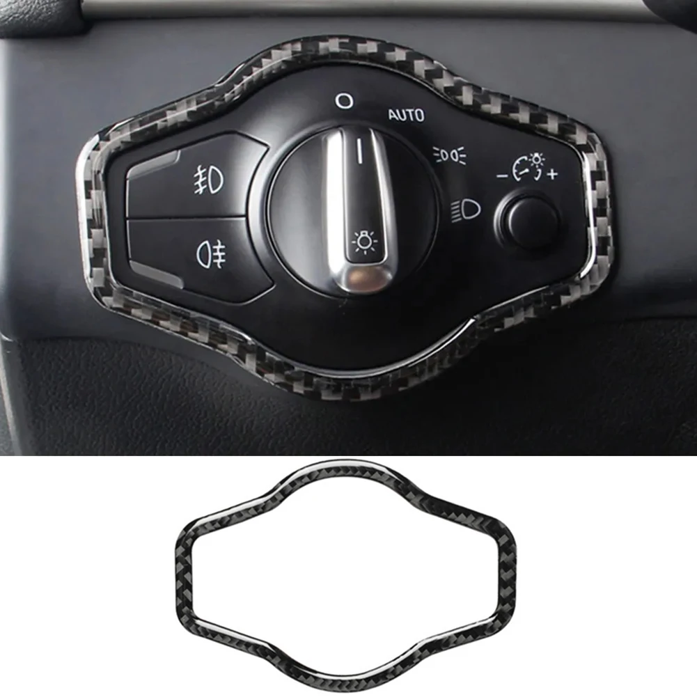 Car Styling Car Headlight Switch Trim Cover Carbon Fiber For 2009-2015 B8 A4 Interior Decoration Frame Trim Cover Sticker
Car Styling Car Headlight Switch Trim Cover Carbon Fiber For 2009-2015 B8 A4 Interior Decoration Frame Trim Cover Sticker
