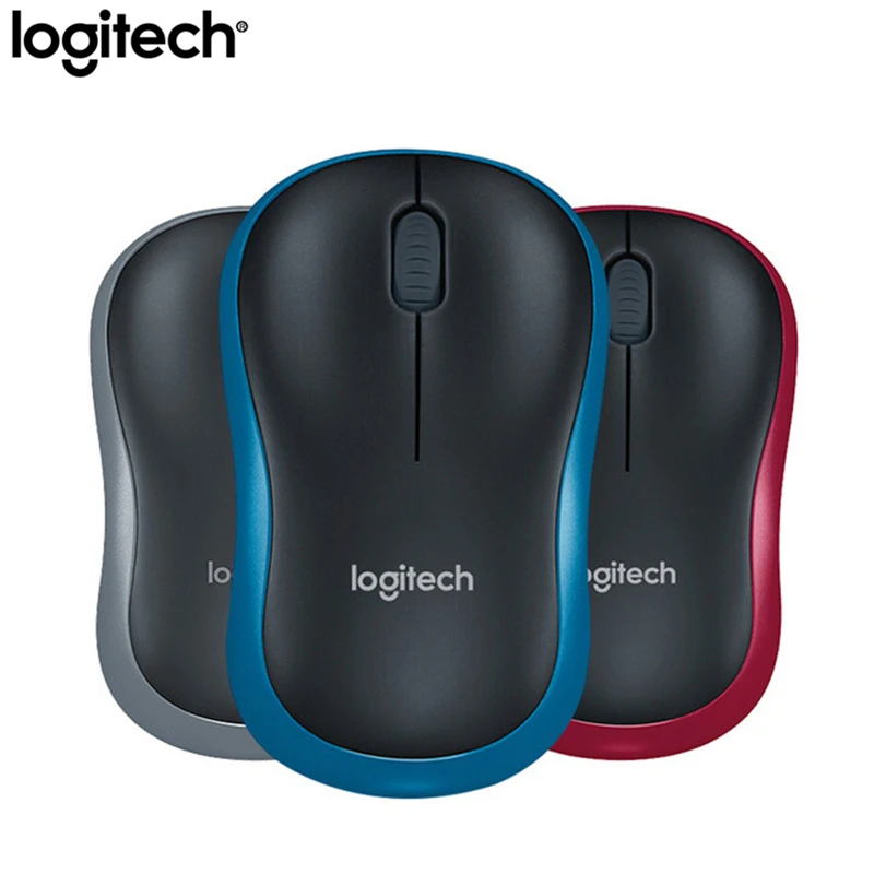 

Мышь Logitech M185 Беспроводная с симметричным дизайном, 1000DPI