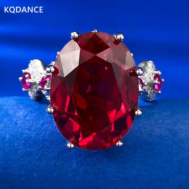 Женское кольцо с красным камнем, 12 х16 мм
Женское кольцо с красным камнем, 12 х16 мм