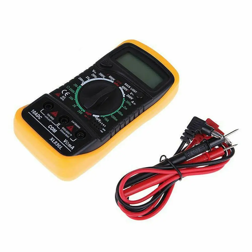 Multimeter Digital AC/DC XL830L Multimeter 15mm High LCD Display Handheld Digital Multimeter For Transistor P-N Junction Test
Multimeter Digital AC/DC XL830L Multimeter 15mm High LCD Display Handheld Digital Multimeter For Transistor P-N Junction Test