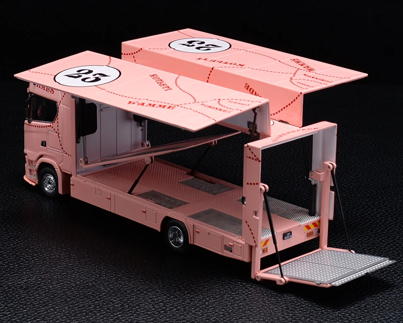 GCD 1:64 Scania 730S специальный выпуск розовый поросенок покрытие Ограниченная серия Коллекционная модель автомобиля из сплава орнамент подарок б...
GCD 1:64 Scania 730S специальный выпуск розовый поросенок покрытие Ограниченная серия Коллекционная модель автомобиля из сплава орнамент подарок б...