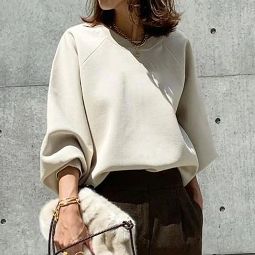 Hoodie Winter Women Korean Plain Puff Sleeve Lady Sweatshirts 2021 New Chic Japan Female Hooded Casual Loose Style Pullover
Hoodie Winter Women Korean Plain Puff Sleeve Lady Sweatshirts 2021 New Chic Japan Female Hooded Casual Loose Style Pullover