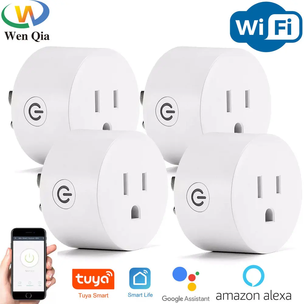 WenQia US WiFi Smart Plug WiFi Socket,Wireless Remote Controller Outlet Timing Module Voice Control,Work with Alexa Google Home
WenQia US WiFi Smart Plug WiFi Socket,Wireless Remote Controller Outlet Timing Module Voice Control,Work with Alexa Google Home