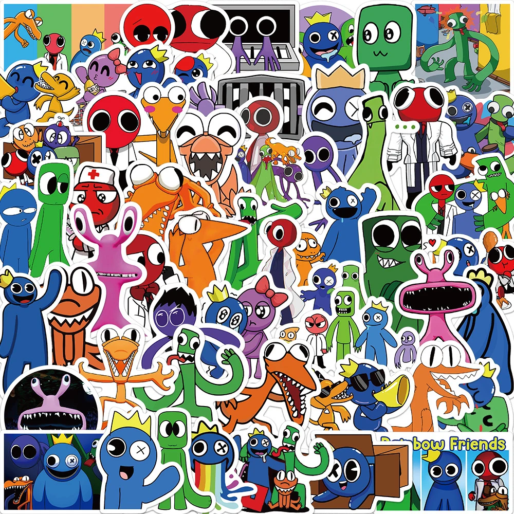 10/30/50pcs Game Rainbow Friends Stickers for Kids Toys Graffiti Car Laptop Phone Stationery Waterproof Cute Sticker Decal Gifts
10/30/50pcs Game Rainbow Friends Stickers for Kids Toys Graffiti Car Laptop Phone Stationery Waterproof Cute Sticker Decal Gifts