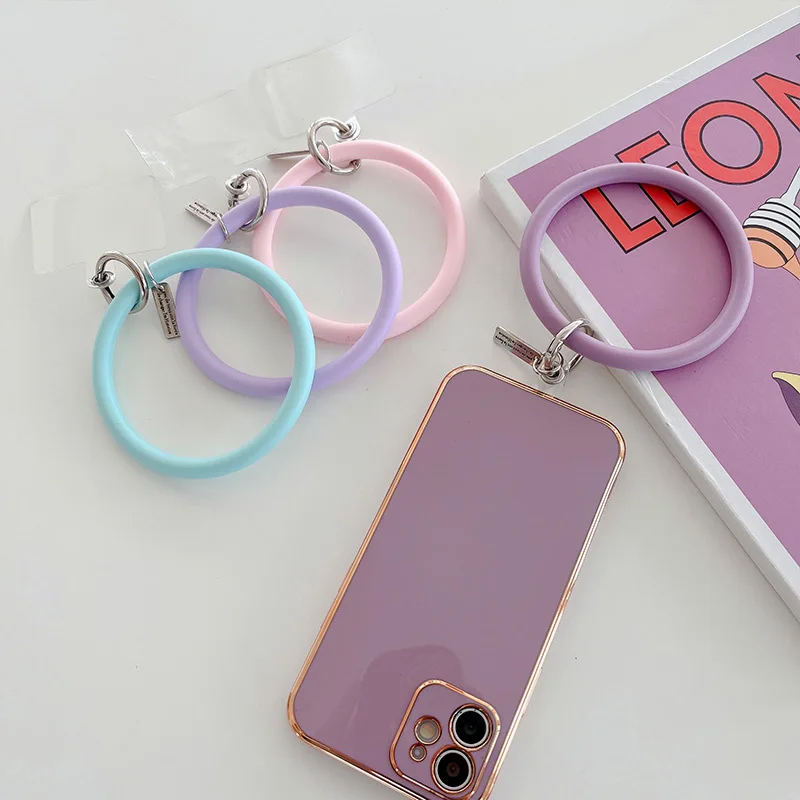 INS Soft Silicone Mobile Phone Chain Cellphone Strap Anti-Lost Lanyard Hanging Cord Jewelry Bracelet Keychain For iPhone 13
INS Soft Silicone Mobile Phone Chain Cellphone Strap Anti-Lost Lanyard Hanging Cord Jewelry Bracelet Keychain For iPhone 13