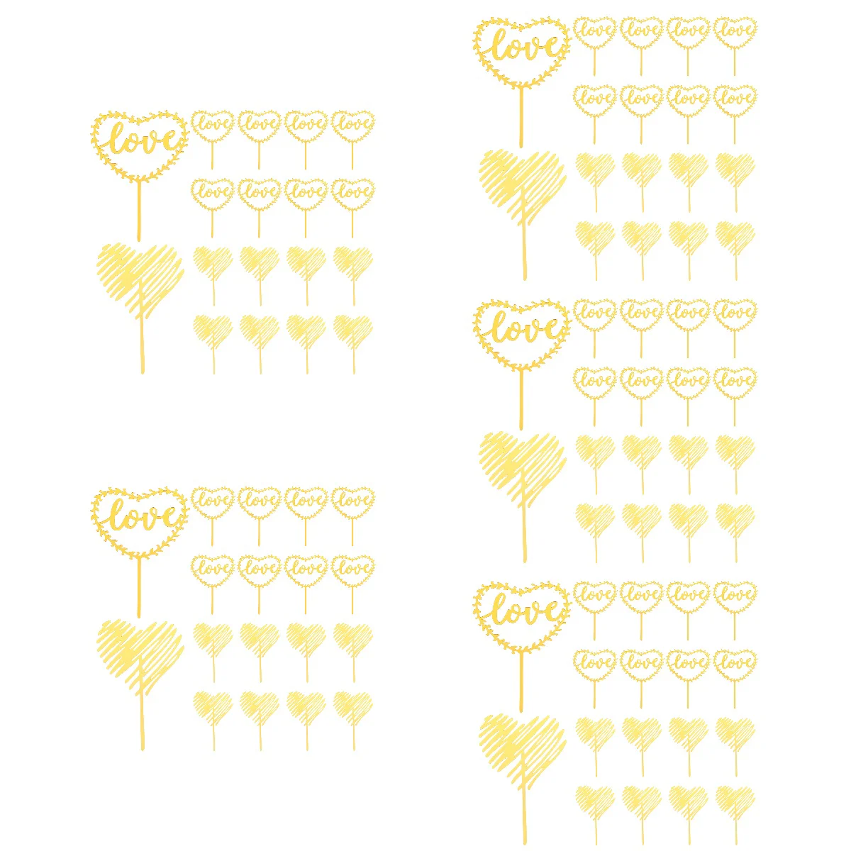 200 pcs Valentine's Day Cake Decors Cake Picks Heart Shaped Decor Party Cupcake Toppers
200 pcs Valentine's Day Cake Decors Cake Picks Heart Shaped Decor Party Cupcake Toppers