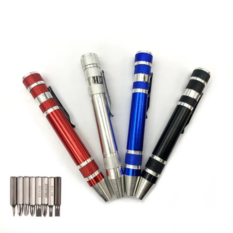 8 In 1 Screwdriver Set Pen Screw Driver Multifunction Portable Mini Pocket Repair Precision Disassembly Gadget Hand Tools Kit
8 In 1 Screwdriver Set Pen Screw Driver Multifunction Portable Mini Pocket Repair Precision Disassembly Gadget Hand Tools Kit