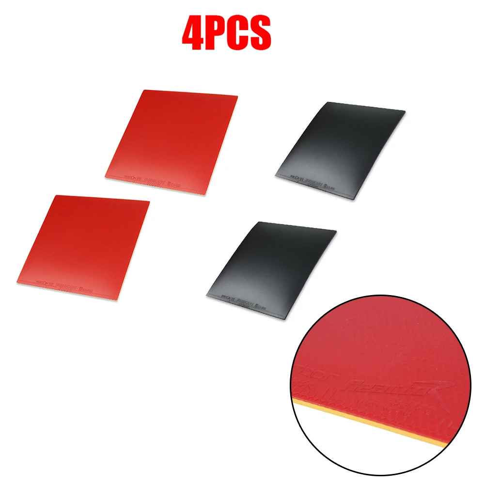 4pcs Reactor Corbor Pips-In Table Tennis Rubber With Sponge Ping Pong Ruber Medium Soft 2.2mm Sponge Table Tennis Accessories
4pcs Reactor Corbor Pips-In Table Tennis Rubber With Sponge Ping Pong Ruber Medium Soft 2.2mm Sponge Table Tennis Accessories
