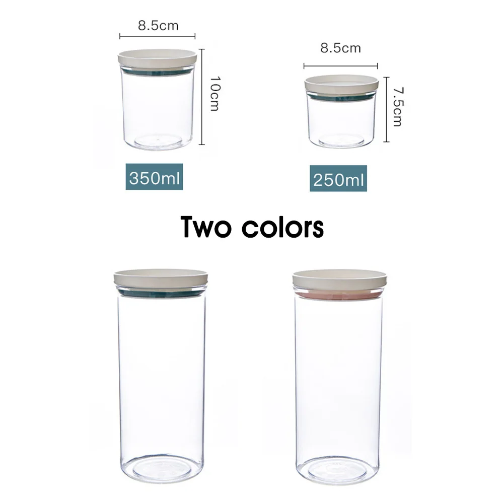 250/350/550/700ml Sealed Ring Bottles Kitchen Storage Box Transparent Food Canister Keep Fresh New Clear Container
250/350/550/700ml Sealed Ring Bottles Kitchen Storage Box Transparent Food Canister Keep Fresh New Clear Container