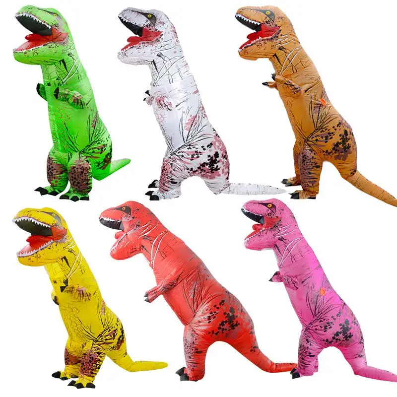 Inflatable Dinosaur Costumes T-rex Cosplay Anime Blowup Halloween Costume for Women Men Child Adult Kids mascot
Inflatable Dinosaur Costumes T-rex Cosplay Anime Blowup Halloween Costume for Women Men Child Adult Kids mascot