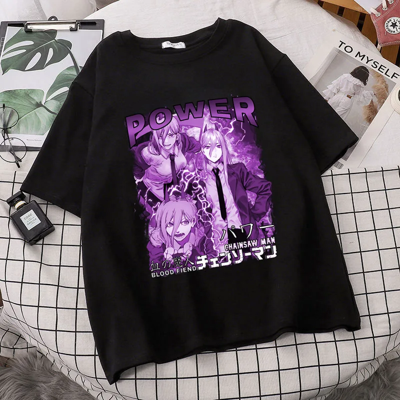 New Japanese Chainsaw Man Anime Print Men's T-shirt Harajuku Casual Loose Round Neck Short-sleeved Y2K Top T-shirts Unisex
New Japanese Chainsaw Man Anime Print Men's T-shirt Harajuku Casual Loose Round Neck Short-sleeved Y2K Top T-shirts Unisex