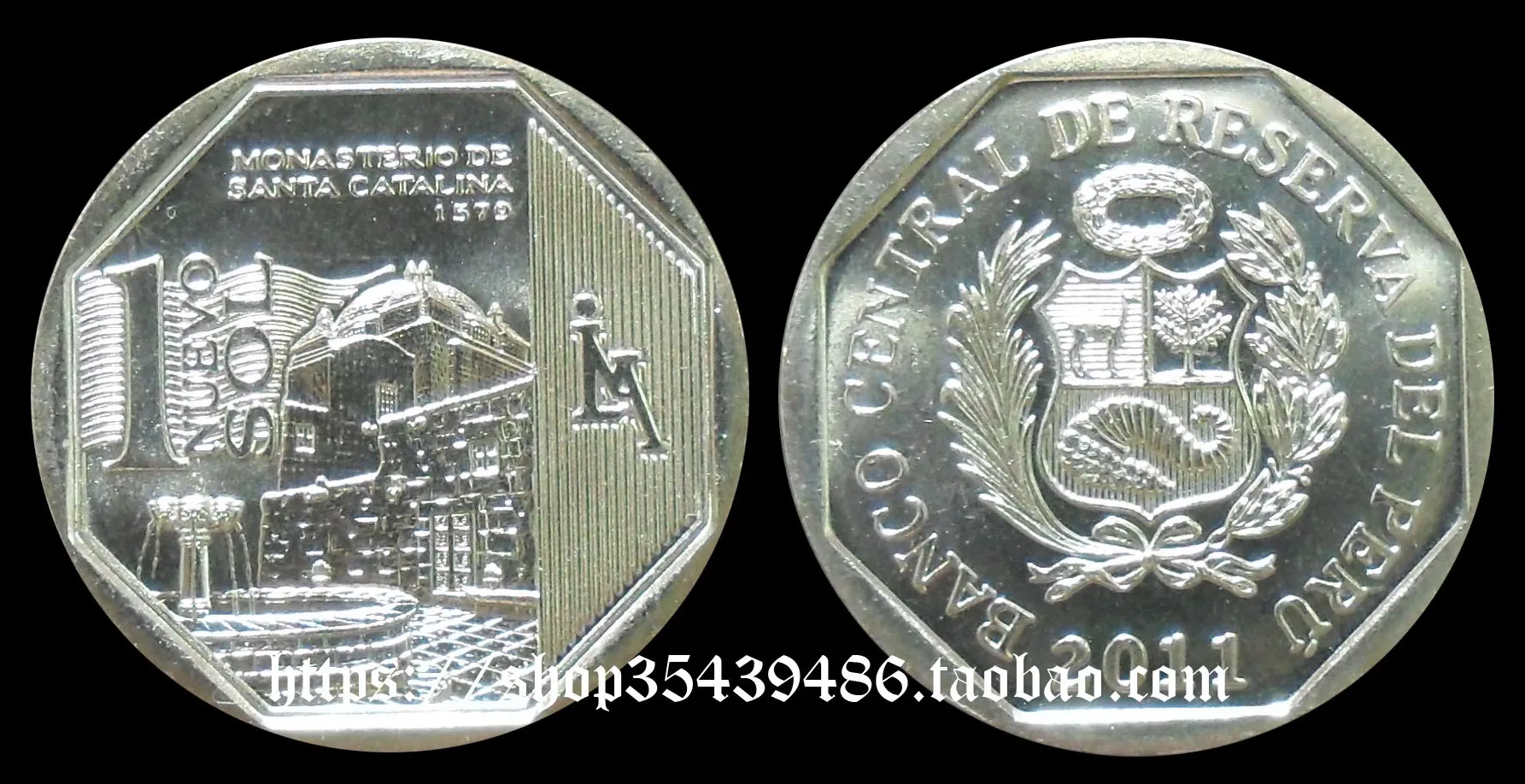 Республика Перу Америка 2011 г., Abbey 1 Святого Каталина, памятные монеты с циркуляцией нового соля, 100% оригинал
Республика Перу Америка 2011 г., Abbey 1 Святого Каталина, памятные монеты с циркуляцией нового соля, 100% оригинал