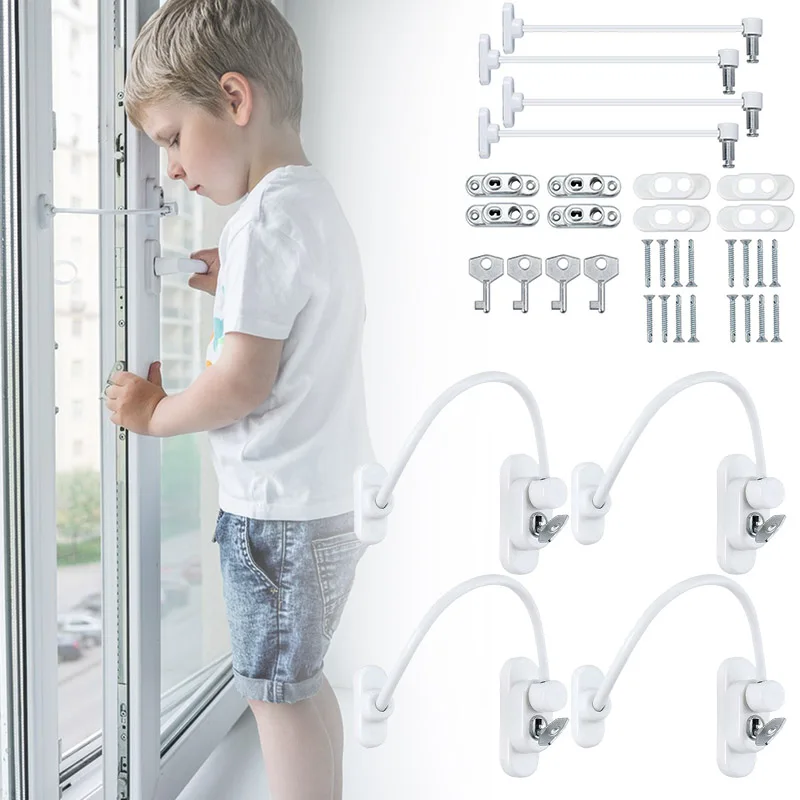 4PCS Window Door Restrictor Child Baby Safety Security Lock Cable Catch Wire
4PCS Window Door Restrictor Child Baby Safety Security Lock Cable Catch Wire