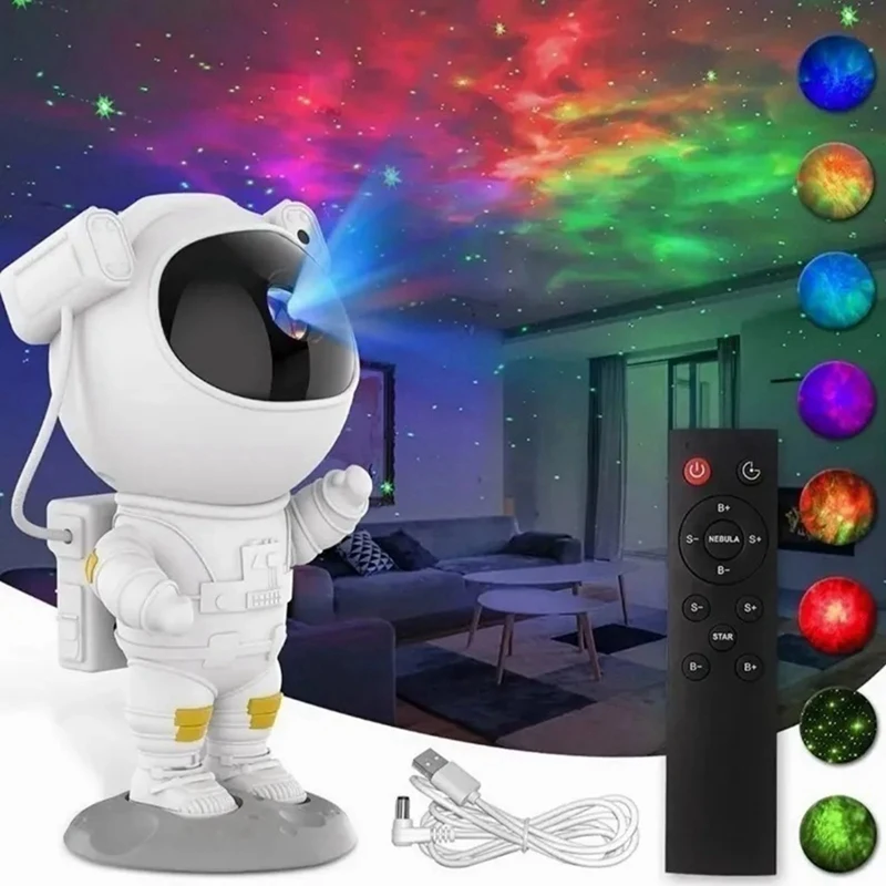 Portable Multifunctional Starry Sky Astronaut Projector Light For Room Decor Decoration Bedroom Decorative
Portable Multifunctional Starry Sky Astronaut Projector Light For Room Decor Decoration Bedroom Decorative