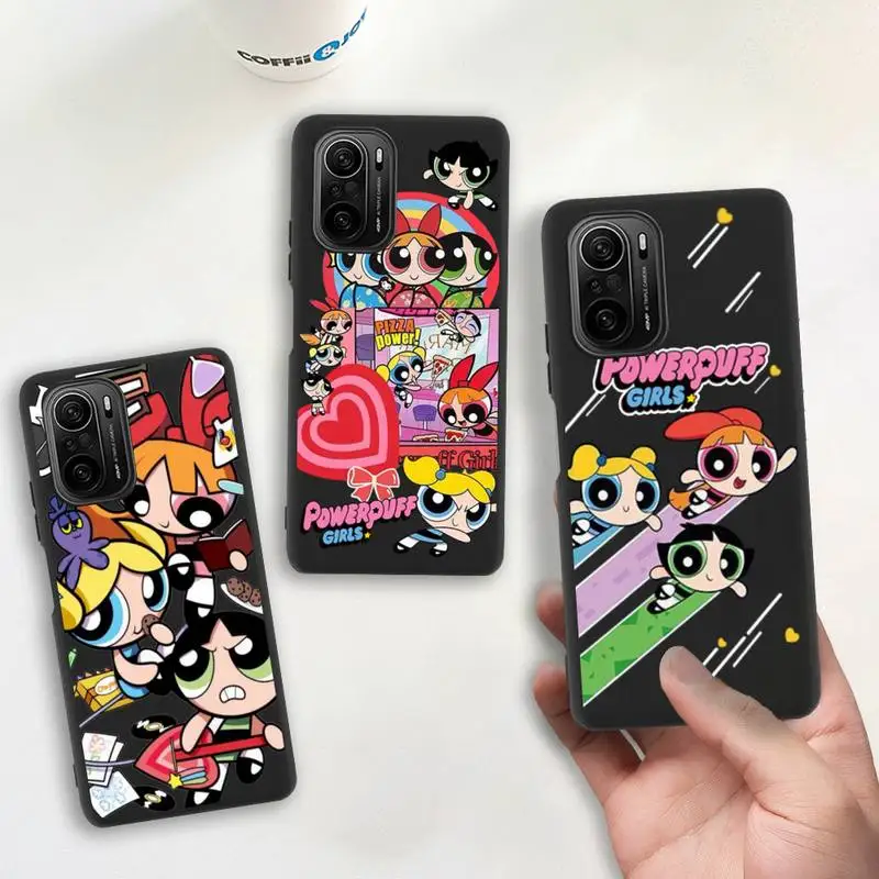 

The Powerpuff Girls Cute Cartoon Phone Case for Redmi 9A 8A Note 11 10 9 8 8T Redmi 9 K20 K30 K40 Pro Max Silicone soft Cover