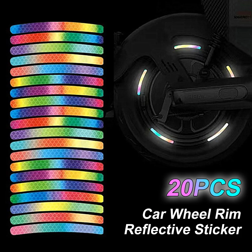 20pcs Car Colorful Wheel Hub Reflectors Stickers Exterior Accessories Night Reflective For BMW Tesla VW Benz Warning Decals
20pcs Car Colorful Wheel Hub Reflectors Stickers Exterior Accessories Night Reflective For BMW Tesla VW Benz Warning Decals