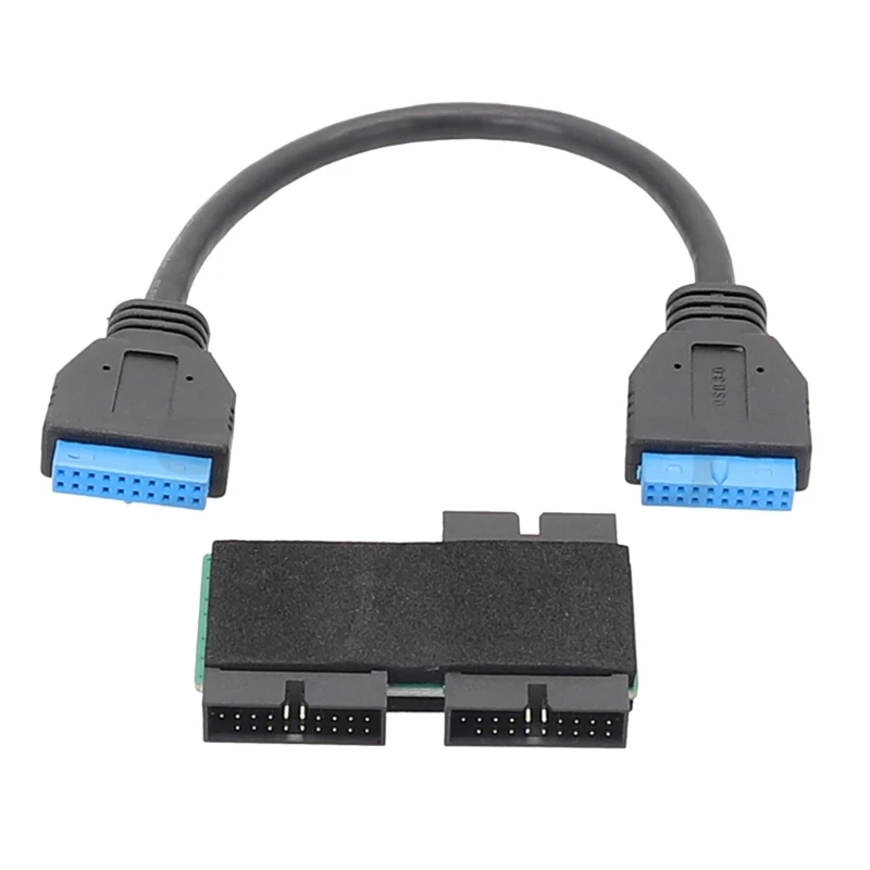 Usb 3.0 19pin One-to-two Hub With Chip And Modular Cable Design Usb 19pin Hub Motherboard 19pin Extension Cable 1 To 2
Usb 3.0 19pin One-to-two Hub With Chip And Modular Cable Design Usb 19pin Hub Motherboard 19pin Extension Cable 1 To 2