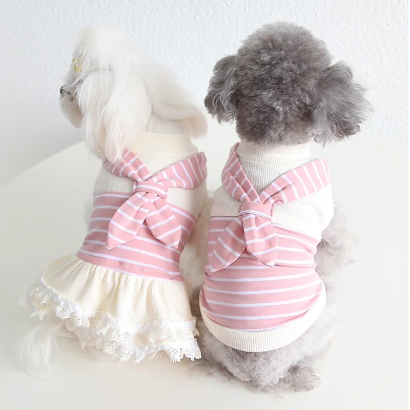 Dog Clothes Spring New Scarf Striped Sisters Dress Chihuahua Sweet and Cute Dog Skirt Pet Clothes Cat Skirt Puppy Clothes
Dog Clothes Spring New Scarf Striped Sisters Dress Chihuahua Sweet and Cute Dog Skirt Pet Clothes Cat Skirt Puppy Clothes