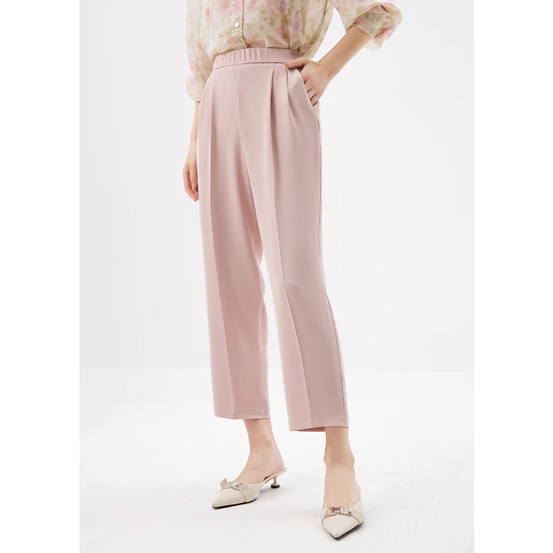 High Quality Streetwear Women Pencil Pants Women Ankle-Length High Street HIGH Waist Elastic Waist Dress Pants for Women
High Quality Streetwear Women Pencil Pants Women Ankle-Length High Street HIGH Waist Elastic Waist Dress Pants for Women