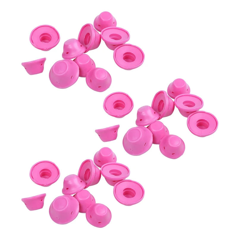 30Pcs/Set Soft Rubber Magic Hair Care Rollers Silicone Hair Curler No Heat Hair Styling Tool Pink
30Pcs/Set Soft Rubber Magic Hair Care Rollers Silicone Hair Curler No Heat Hair Styling Tool Pink