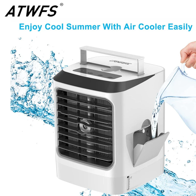 ATWFS USB Mini Refrigeration Air Conditioner Water Cooler Household Air Cooler Portable Humidification Desktop Electric Fan
ATWFS USB Mini Refrigeration Air Conditioner Water Cooler Household Air Cooler Portable Humidification Desktop Electric Fan