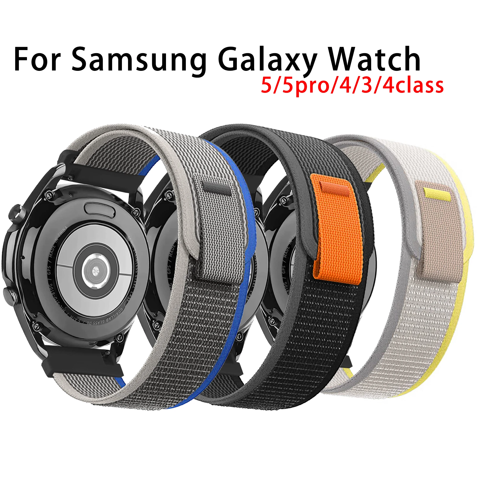 Trail Loop Nylon Band for Samsung Galaxy Watch 6/5/5 Pro/4/4Classic/3 41mm/Active 2 Gear S3 correa bracelet 20mm22mm watch Strap
Trail Loop Nylon Band for Samsung Galaxy Watch 6/5/5 Pro/4/4Classic/3 41mm/Active 2 Gear S3 correa bracelet 20mm22mm watch Strap