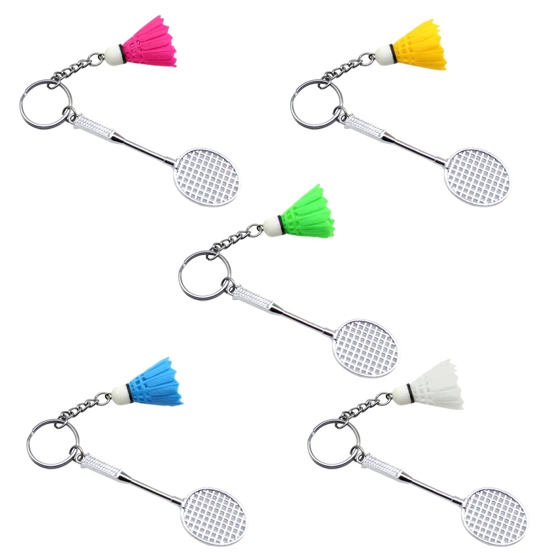 Mini 3D Badminton Racket Balls Sports Keyring Pendant Keyfob DIY Keychain Holder Ring Car Bag Pendant Charm Keyring
Mini 3D Badminton Racket Balls Sports Keyring Pendant Keyfob DIY Keychain Holder Ring Car Bag Pendant Charm Keyring