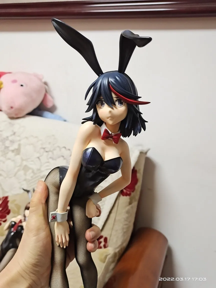 

original bulk defective B-style FREEing 1/4 Bunny Ver. Matoi Ryuuko / Revy Pvc action Figure Adults Collection Model doll