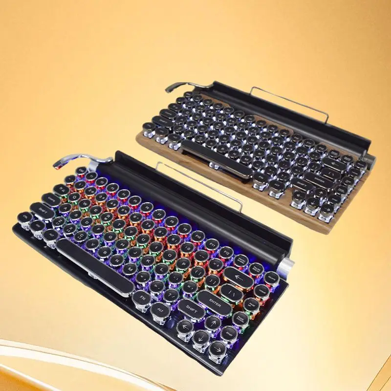 Punk Retro Mechanical Keyboard: The Ultimate Gaming Internet Cafe Blue Switch Experience
Punk Retro Mechanical Keyboard: The Ultimate Gaming Internet Cafe Blue Switch Experience