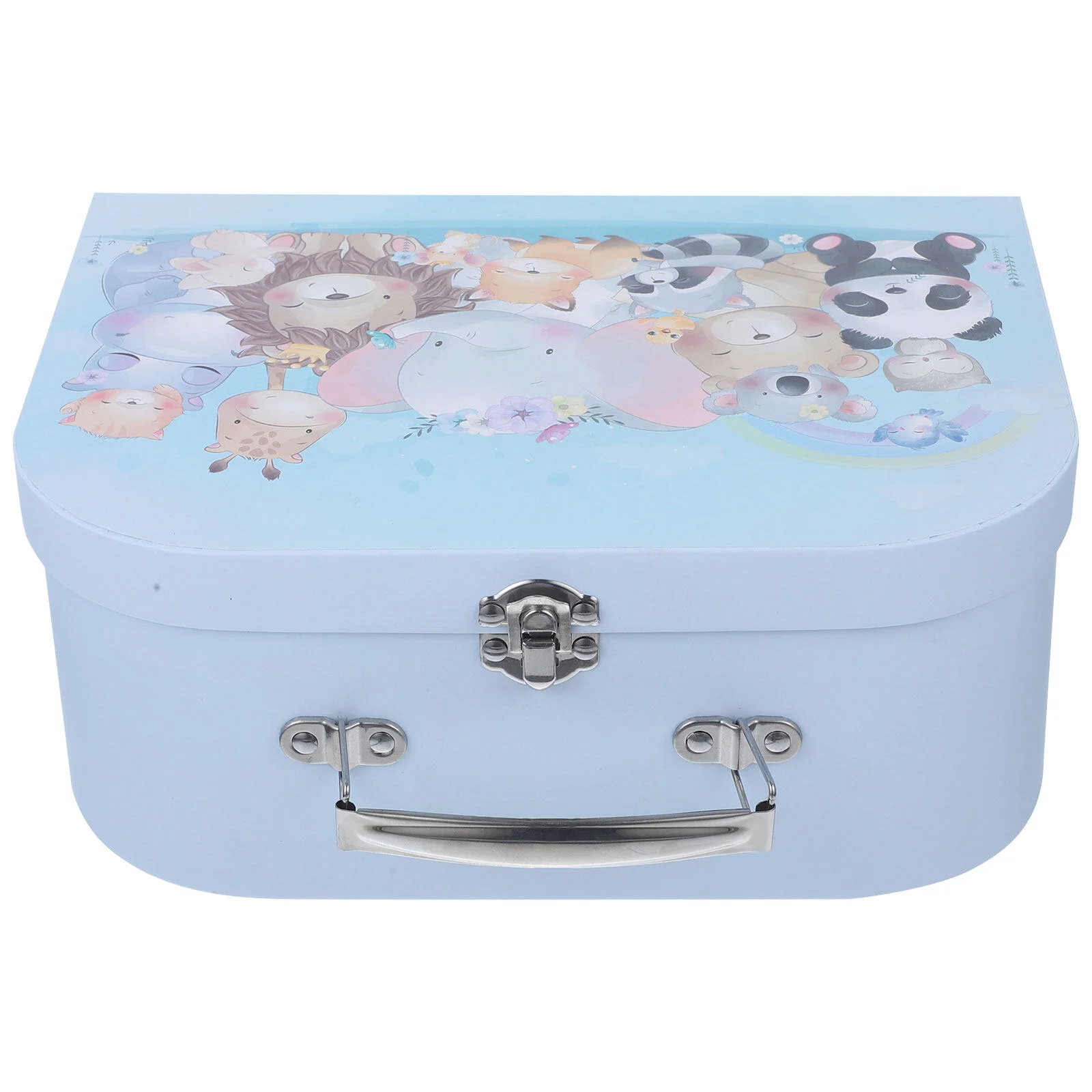 Paperboard Suitcase Decorative Storage Box with Handle Cardboard Case Kids Toys Box
Paperboard Suitcase Decorative Storage Box with Handle Cardboard Case Kids Toys Box