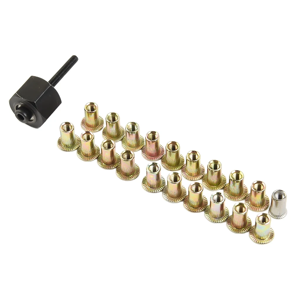 21pcs Rivet Nut Tool Hand Rivet Nut Head Simple Installation Manual Riveter Rivnut Tool Accessory For Nuts M3 M4 M5 M6 M8 M10
21pcs Rivet Nut Tool Hand Rivet Nut Head Simple Installation Manual Riveter Rivnut Tool Accessory For Nuts M3 M4 M5 M6 M8 M10