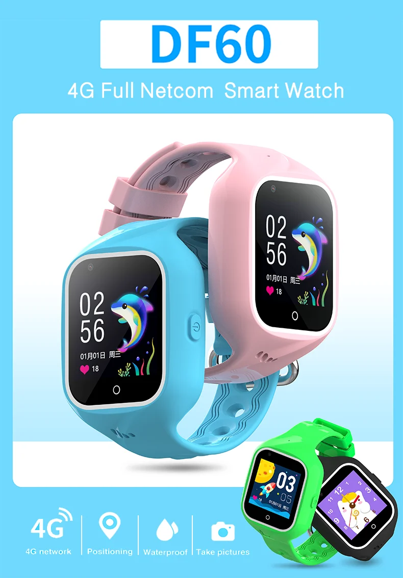 4G Kids Smart Watch Mobile Phone SOS WIFI LBS GPS Positioning Tracker IP67 Waterproof Video Call Remote Monitoring Camera
4G Kids Smart Watch Mobile Phone SOS WIFI LBS GPS Positioning Tracker IP67 Waterproof Video Call Remote Monitoring Camera