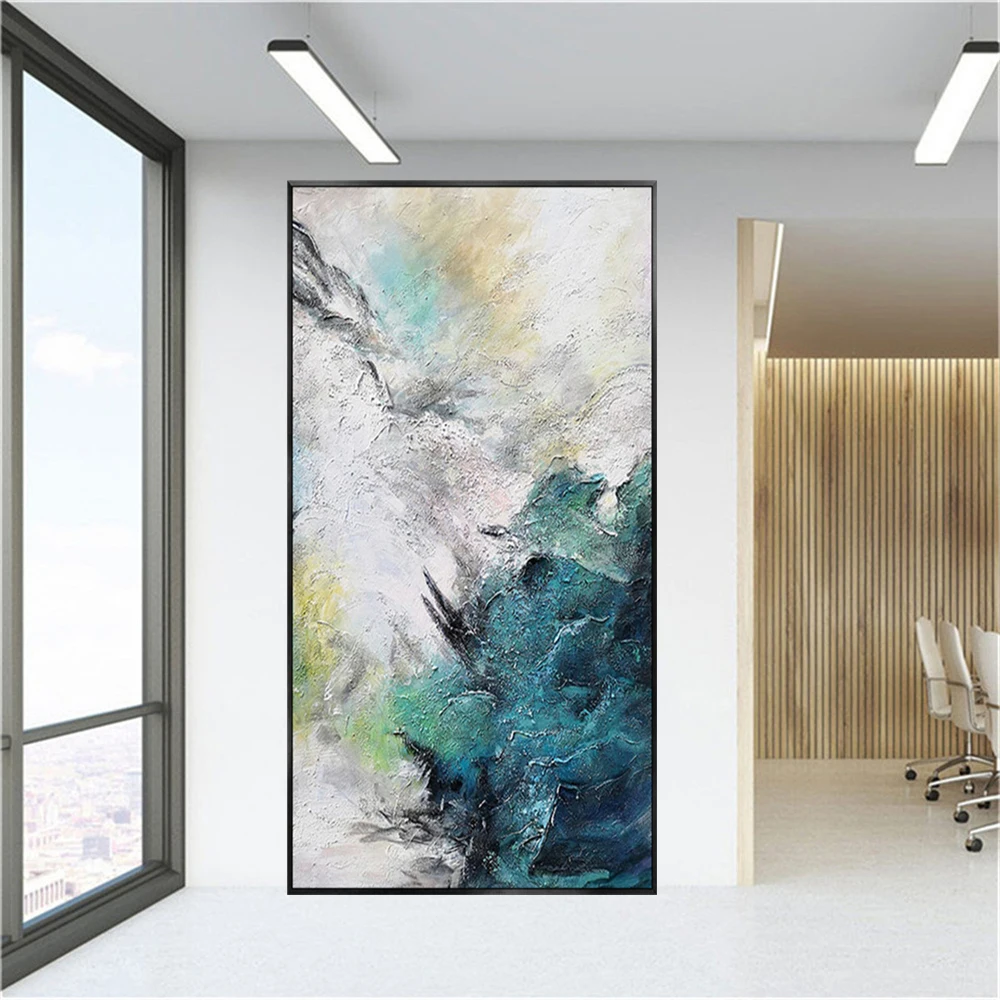 Modern Handicraft Knife Oil Paintings Green Thick Texture Canvas Painting Landscape Wall Art Picture For Home Decor Pendant Gift
Modern Handicraft Knife Oil Paintings Green Thick Texture Canvas Painting Landscape Wall Art Picture For Home Decor Pendant Gift