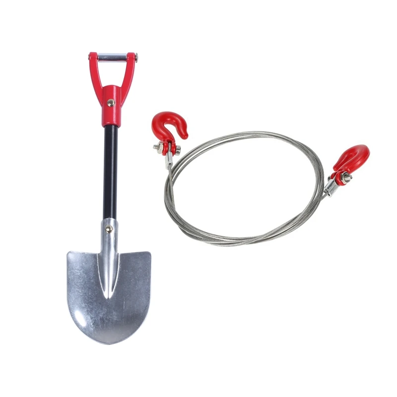 2 шт. 1:10 RC D90 аксессуары для гусеничных машин: 1 металлическая лопата и 1 шт. прицеп, трос, буксировочный трос с крючками
2 шт. 1:10 RC D90 аксессуары для гусеничных машин: 1 металлическая лопата и 1 шт. прицеп, трос, буксировочный трос с крючками