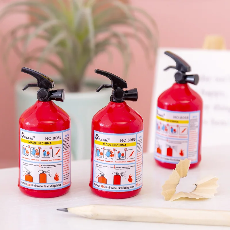 1 PCS Creative Fire Extinguisher Shape Pencil Sharpener Cutter Knife Kids Student Prize Stationery School Supplies
1 PCS Creative Fire Extinguisher Shape Pencil Sharpener Cutter Knife Kids Student Prize Stationery School Supplies
