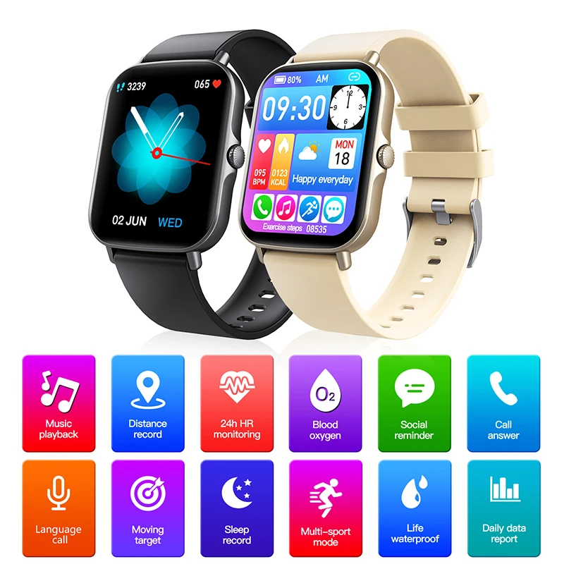 Women Smartwatch Full Touch screen Support Dial Call Heart Rate Blood Pressure Smart Watch men for Samsung Android Watch women
Women Smartwatch Full Touch screen Support Dial Call Heart Rate Blood Pressure Smart Watch men for Samsung Android Watch women