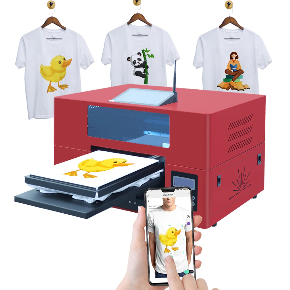 DTG Printer For White Garment T-shirt Hoodies Bag XP600 DTG Printing Machine QR Code DTG Cloud Printer A3 Smart DTG Printer
DTG Printer For White Garment T-shirt Hoodies Bag XP600 DTG Printing Machine QR Code DTG Cloud Printer A3 Smart DTG Printer