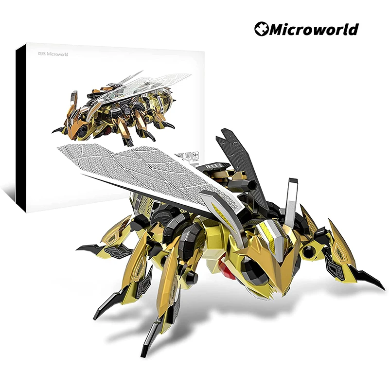 Металлический 3D-пазл Microworld наборы для сборки механических моделей шмеля